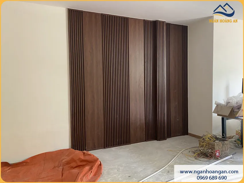 Lam Sóng Ốp Tường Phòng Khách Chống Ẩm, Bền Màu
