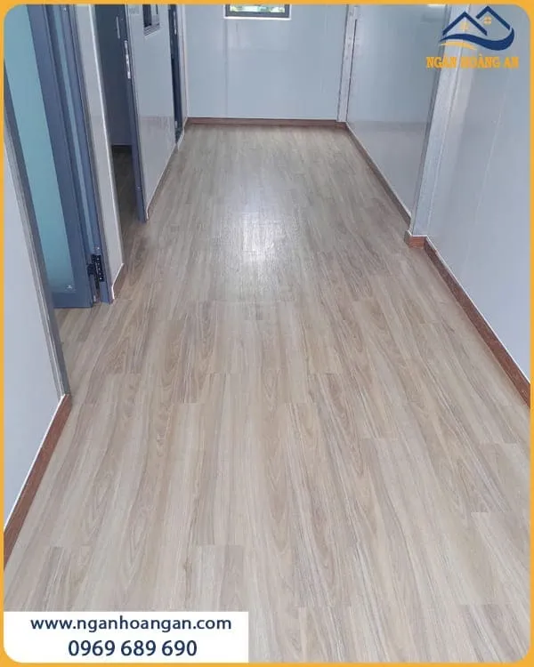 Lắp Đặt Sàn Nhựa Hèm Khoá THFloor LT1003 Thực Tế