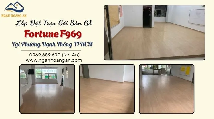 Lắp Đặt Trọn Gói Sàn Gỗ Fortune F969 Tại Phường Hạnh Thông