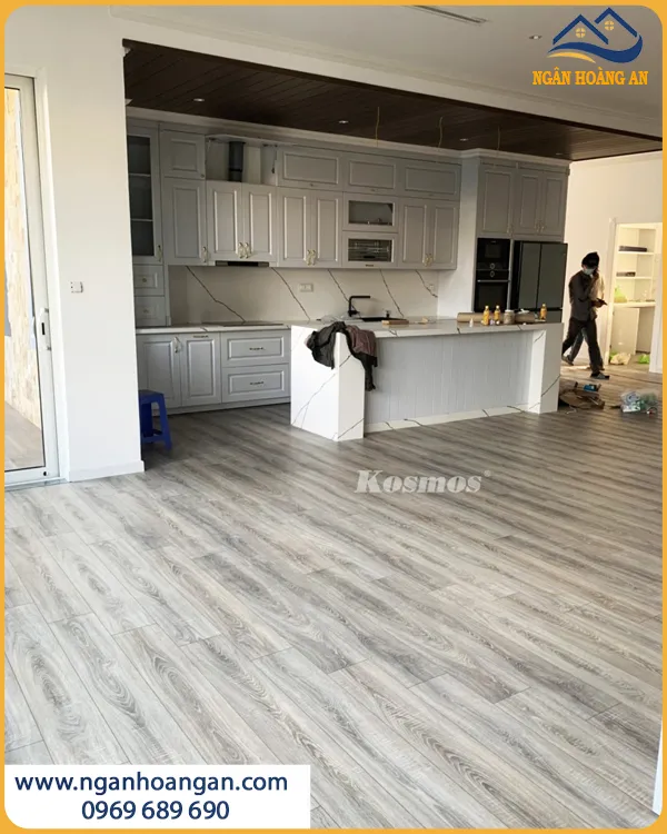 Lát Sàn Gỗ Công Nghiệp Cho Nhà Bếp Bền Đẹp