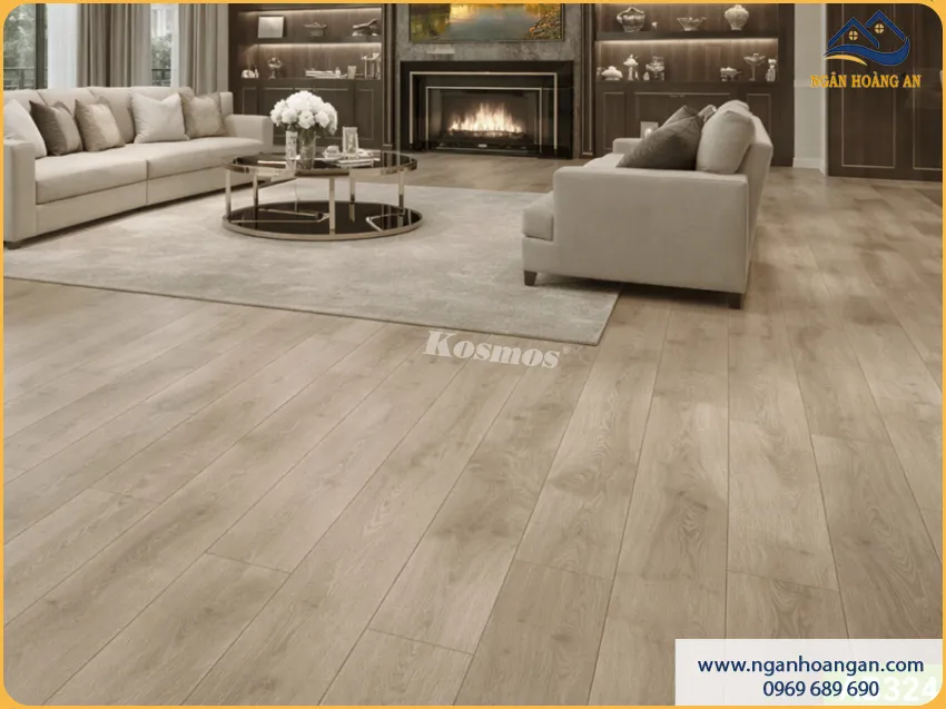 Lát Sàn Gỗ Robina AB324 Cho Phòng Khách Ấm Cúng
