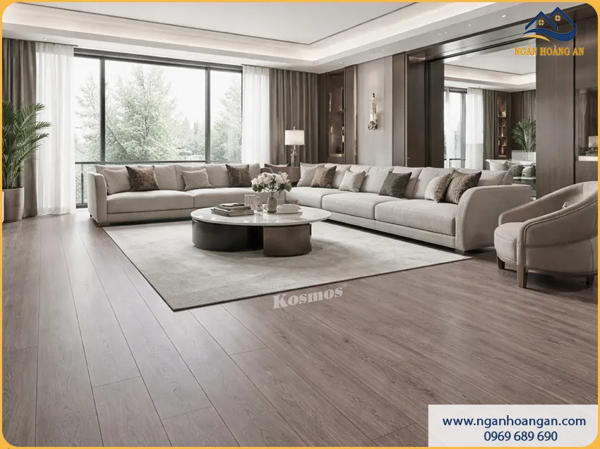 Lát Sàn Gỗ Robina AQ2767 Cho Phòng Khách Bền Màu