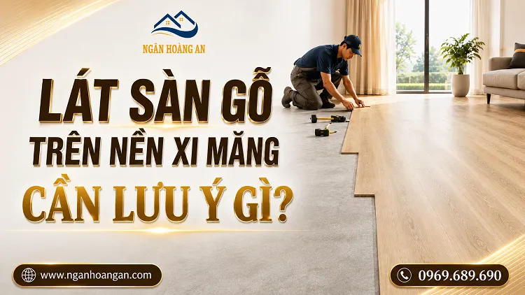 Lát Sàn Gỗ Trên Nền Xi Măng Cần Lưu Ý Gì?