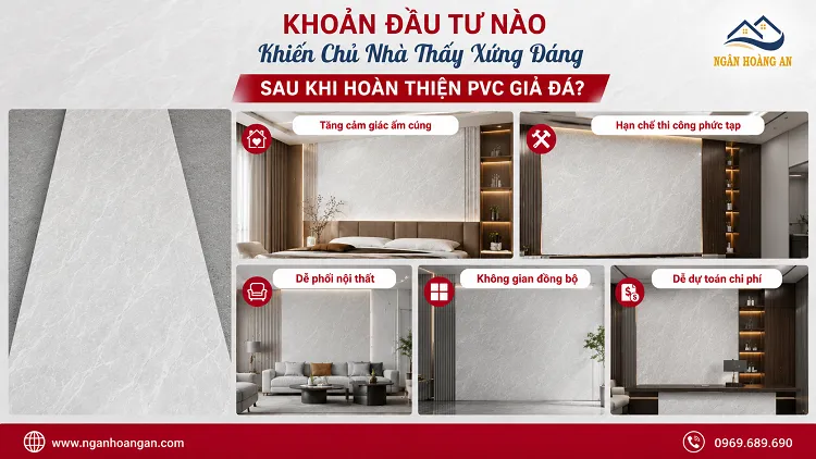 Lý Do  Khiến Chủ Nhà Thấy Xứng Đáng Sau Khi Hoàn Thiện PVC Giả Đá?