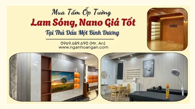 Mua Tấm Ốp Tường Lam Sóng, Nano Giá Tốt Tại Thủ Dầu Một