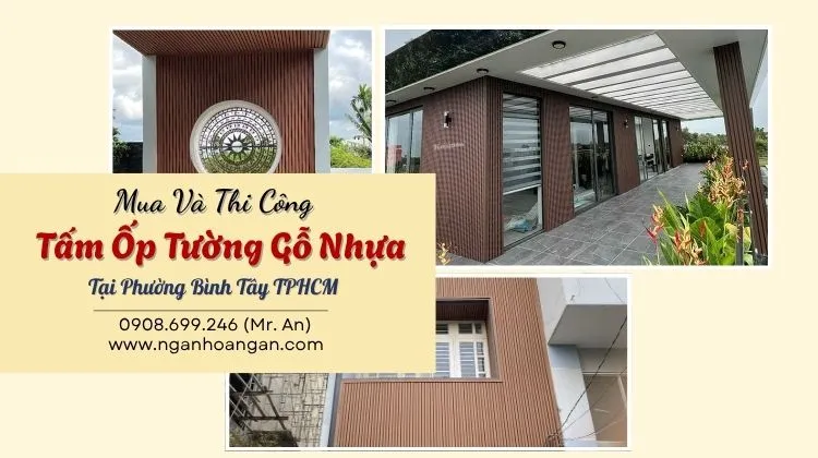 Mua Và Thi Công Tấm Ốp Tường Gỗ Nhựa 