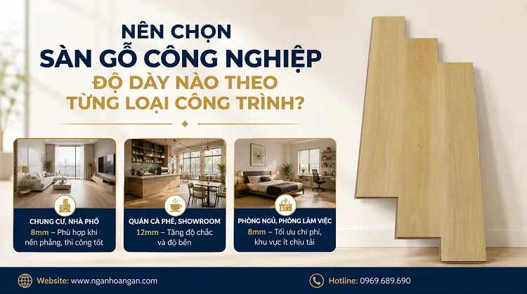 Nên Chọn Sàn Gỗ Công Nghiệp Độ Dày Nào Theo Từng Loại Công Trình Nên Chọn Sàn Gỗ Công Nghiệp Độ Dày Nào Theo Từng Loại Công Trình