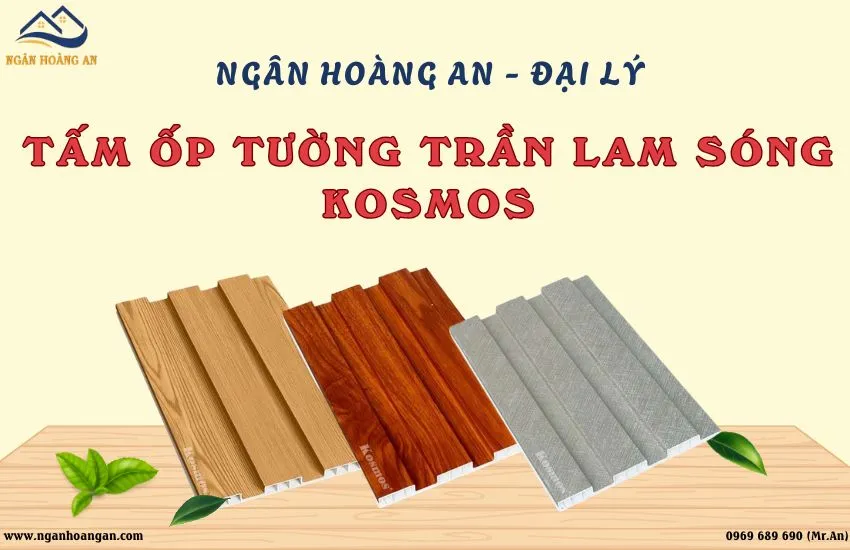 Ngân Hoàng An - Đại Lý Kosmos Về Tấm Ốp Tường Trần Lam Sóng Tại TPHCM