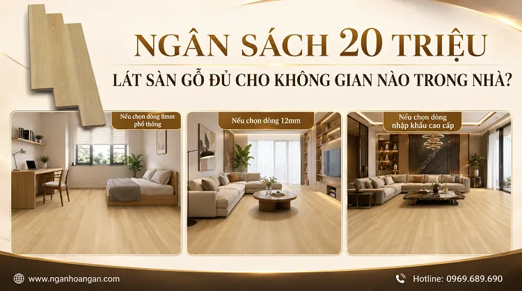 Ngân Sách 20 Triệu Lát Sàn Gỗ Đủ Cho Không Gian Nào Trong Nhà?