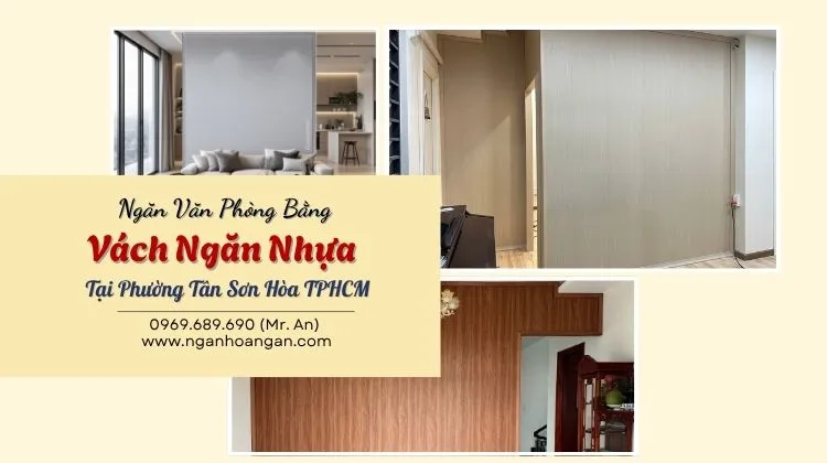 Ngăn Văn Phòng Bằng Vách Ngăn Nhựa Tại Phường Tân Sơn Hòa TPHCM