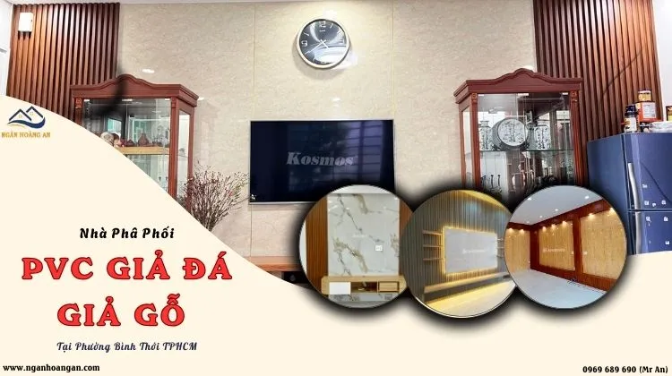Nhà Phân Phối Nhựa PVC Giả Đá, Giả Gỗ Giá Tốt Phường Bình Thới TPHCM