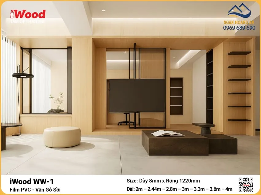 Nhà Phân Phối Tấm Than Tre iWood WW-1 Vân Gỗ Sồi Nhà Phân Phối Tấm Than Tre iWood WW-1 Vân Gỗ Sồi