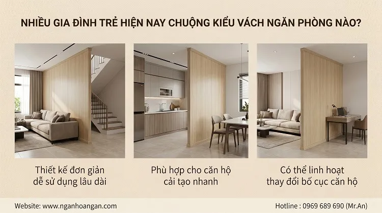 Nhiều Gia Đình Trẻ Hiện Nay Chuộng Kiểu Vách Ngăn Phòng Tại Phường Tân Hưng ?