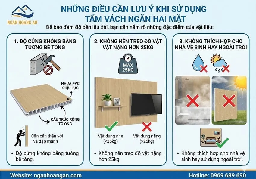 Những Điều Cần Lưu Ý Khi Sử Dụng Tấm Vách Ngăn Hai Mặt Những Điều Cần Lưu Ý Khi Sử Dụng Tấm Vách Ngăn Hai Mặt