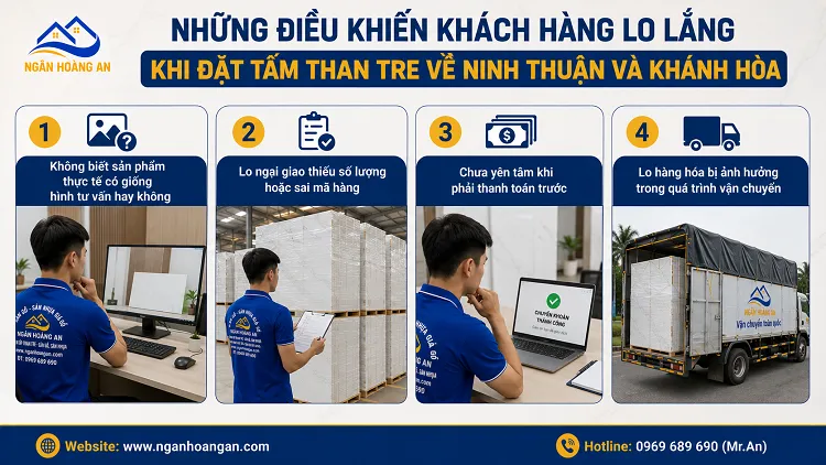 Những Điều Khiến Khách Hàng Lo Lắng Khi Đặt Tấm Than Tre Về Ninh Thuận Và Khánh Hòa