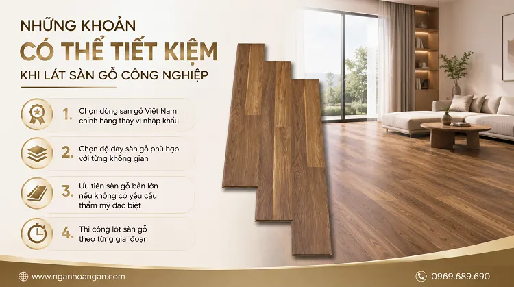 Những Khoản Có Thể Tiết Kiệm Khi Lát Sàn Gỗ Công Nghiệp Những Khoản Có Thể Tiết Kiệm Khi Lát Sàn Gỗ Công Nghiệp