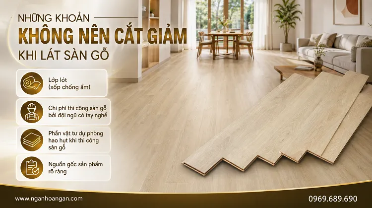 Những Khoản Không Nên Cắt Giảm Khi Lát Sàn Gỗ Những Khoản Không Nên Cắt Giảm Khi Lát Sàn Gỗ