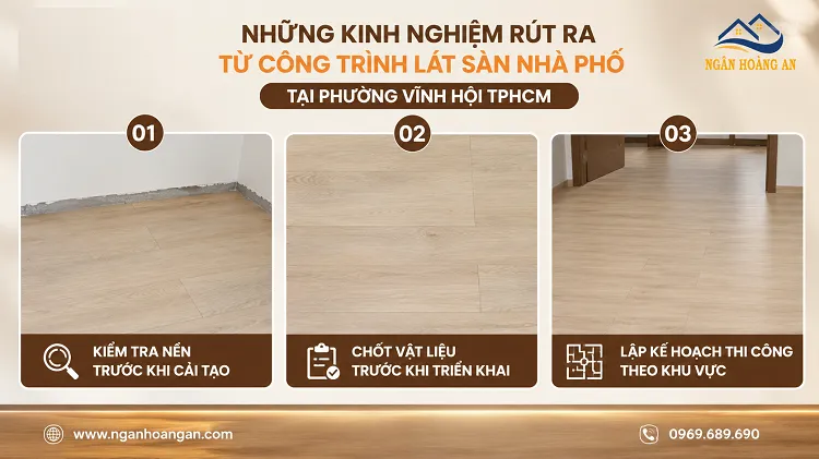 Những Kinh Nghiệm Rút Ra Từ Công Trình Lát Sàn Nhựa Nhà Phố 
