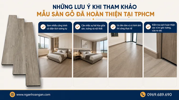 Những Lưu Ý Khi Tham Khảo Mẫu Sàn Gỗ Đã Hoàn Thiện Tại TPHCM 