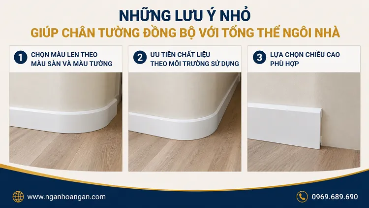Những Lưu Ý Nhỏ Giúp Chân Tường Đồng Bộ Với Tổng Thể Ngôi Nhà