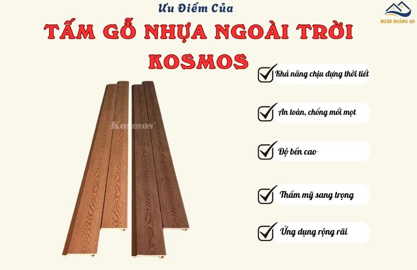 Những Lý Do Khách Hàng Nên Chọn Ốp Tường Gỗ Nhựa Ngoài Trời Kosmos