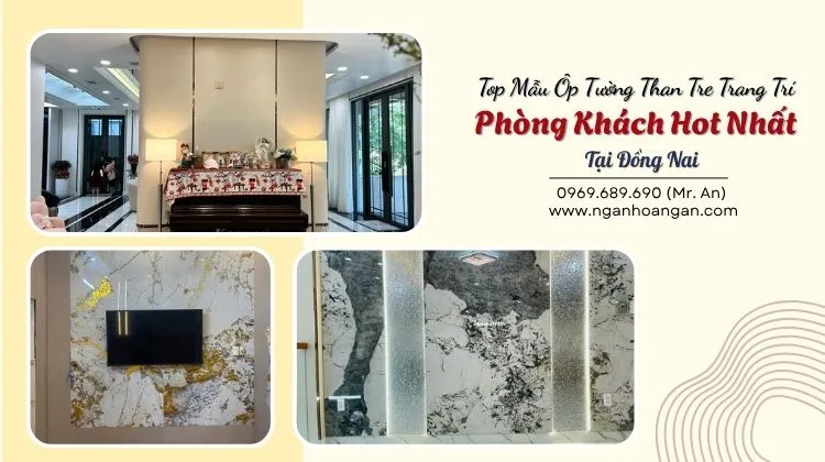 Mẫu Ôp Tường Tấm Than Tre Trang Trí Phòng Khách Hot Nhất Tại Đồng Nai