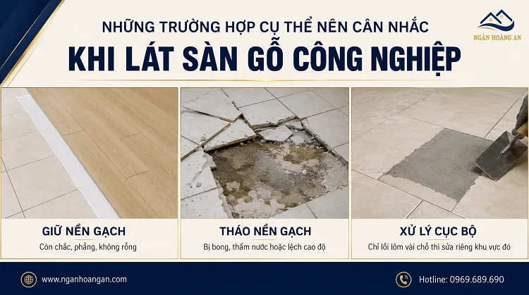 Những Trường Hợp Cụ Thể Nên Cân Nhắc Khi Lát Sàn Gỗ Công Nghiệp