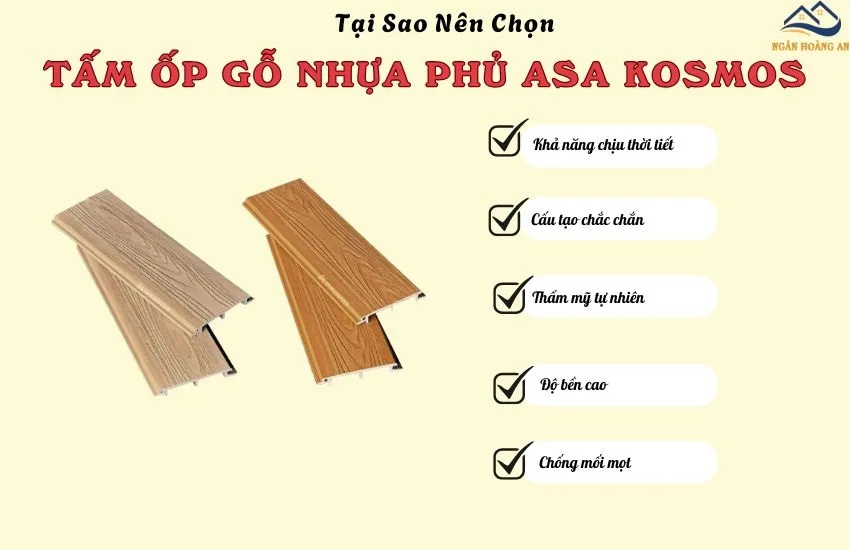Những Ưu Điểm Đáng Chú Ý Của Tấm Ốp Phủ ASA Kosmos
