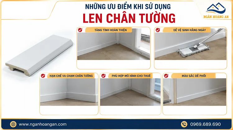 Những Ưu Điểm Khi Sử Dụng Len Chân Tường