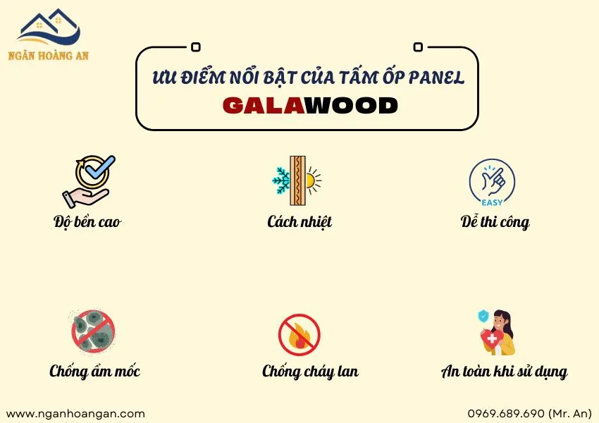 Những Ưu Điểm Nổi Bật Của Tấm Ốp Cách Nhiệt Panel Galawood