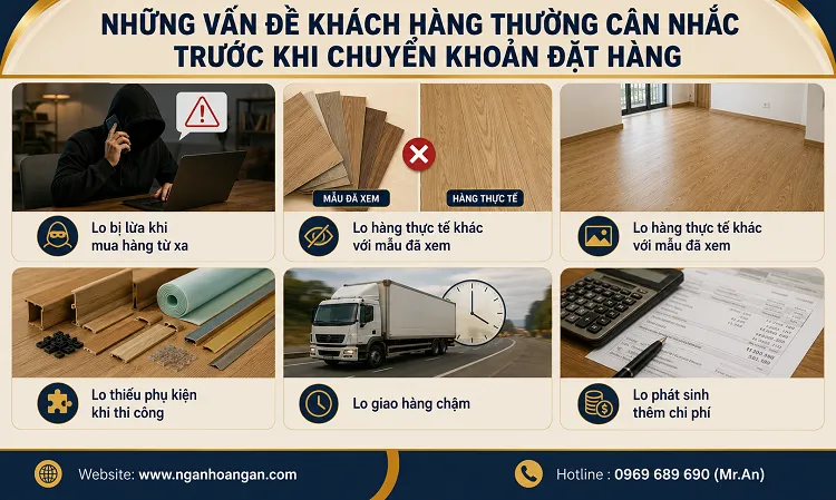 Những Vấn Đề Khách Hàng Thường Cân Nhắc Trước Khi Chuyển Khoản Đặt Hàng