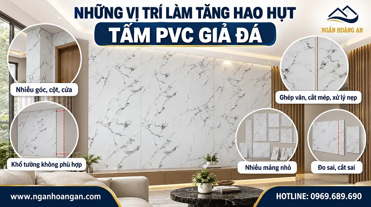 Những Vị Trí Làm Tăng Hao Hụt Tấm Nhựa Ốp Tường PVC Giả Những Vị Trí Làm Tăng Hao Hụt Tấm Nhựa Ốp Tường PVC Giả