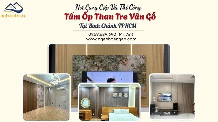 Nơi Cung Cấp Và Thi Công Tấm Ốp Than Tre Vân Gỗ
