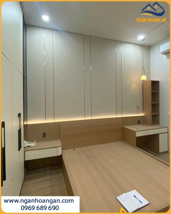Ốp Đầu Giường Bằng Than Tre Kosmos Chống Ẩm Mốc