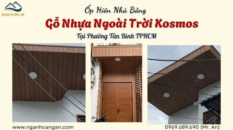 Ốp Hiên Nhà Bằng Gỗ Nhựa Ngoài Trời Kosmos Tại Phường Tân Bình