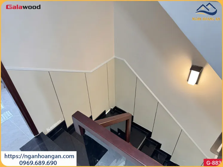Ốp Lamri Cầu Thang Tấm Ốp Đa Năng Sợi Than Tre Tại Xã Hưng Long TPHCM