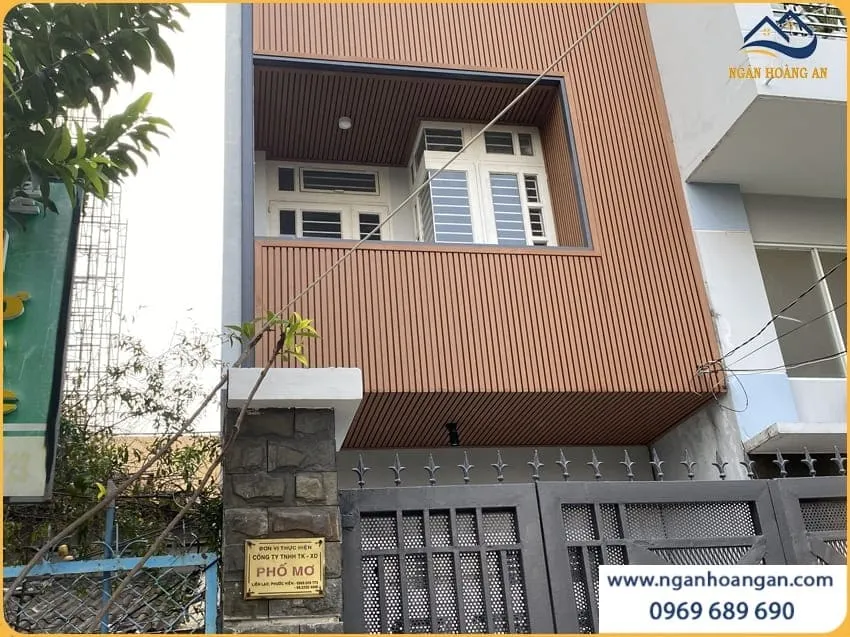 Ốp Mặt Tiền Nhà Lam Sóng Ngoài Trời Kosmos Light Wood Ốp Mặt Tiền Nhà Lam Sóng Ngoài Trời Kosmos Light Wood