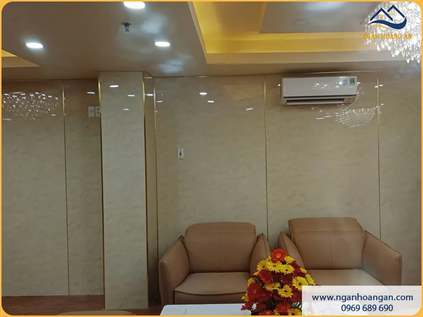 Ốp PVC Giả Đá Cho Văn Phòng Chống Mối Mọt
