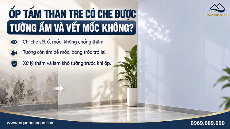 Ốp Tấm Than Tre Có Che Được Tường Ẩm Và Vết Mốc Không? Ốp Tấm Than Tre Có Che Được Tường Ẩm Và Vết Mốc Không?