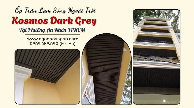 Ốp Trần Lam Sóng Ngoài Trời Kosmos Dark Grey Tại Phường An Nhơn Ốp Trần Lam Sóng Ngoài Trời Kosmos Dark Grey Tại Phường An Nhơn