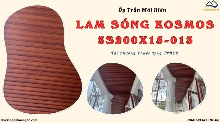 Ốp Trần Mái Hiên Lam Sóng Kosmos 3S200X15-013 Phường Phước Long TPHCM