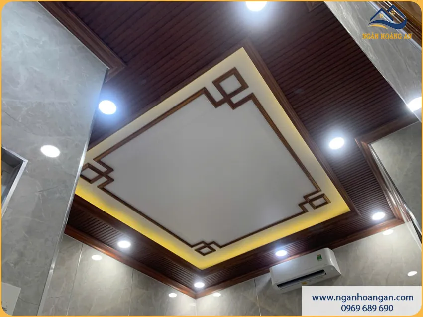 Ốp Trần Nhà Ở Lam Sóng Tạo Điểm Nhấn
