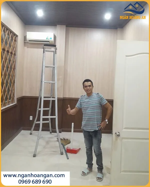 Ốp Trần Ốp Tường Lam Sóng Nano Iwood Cho Nhà Ở Sang Trọng Tại Nhà Bè TPHCM