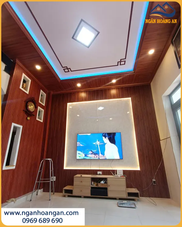 Ốp Trần, Ốp Tường Nano, Lam Sóng PVC Chất Lượng Cao Cho Nhà Ở