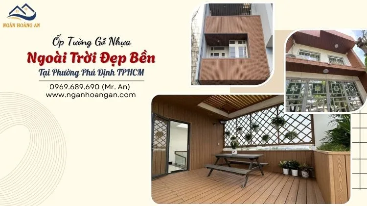 Ốp Tường Gỗ Nhựa Ngoài Trời Đẹp Bền 