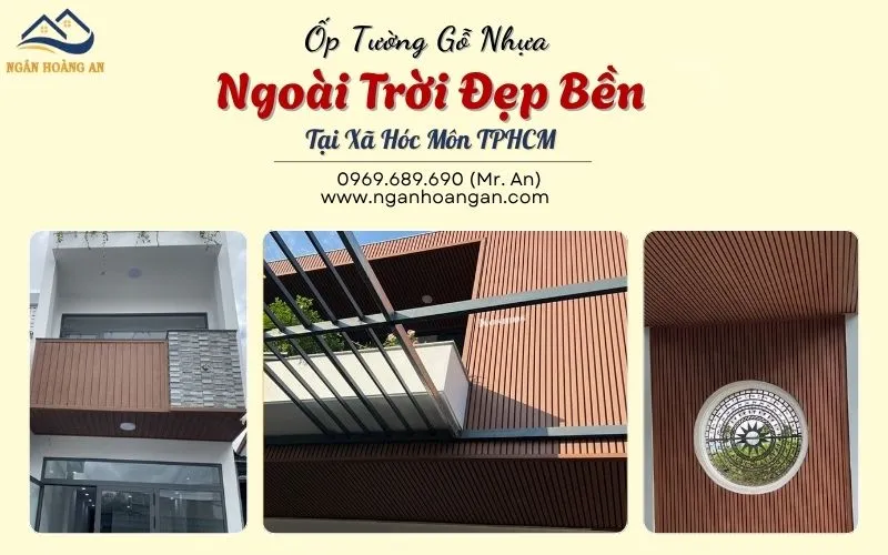 Ốp Tường Gỗ Nhựa Ngoài Trời Đẹp Bền Tại Xã Hóc Môn TPHCM Ốp Tường Gỗ Nhựa Ngoài Trời Đẹp Bền Tại Xã Hóc Môn TPHCM