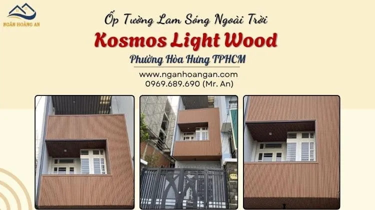 Ốp Tường Lam Sóng Ngoài Trời Kosmos Light Wood Phường Hòa Hưng Ốp Tường Lam Sóng Ngoài Trời Kosmos Light Wood Phường Hòa Hưng