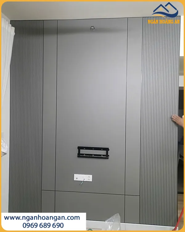 Ốp Tường Lam Sóng Than Tre iWood SS-9 Bền Màu