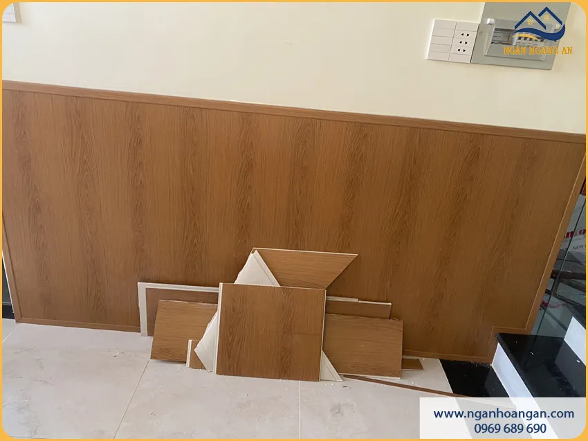 Ốp Tường Lamri Bằng PVC Giả Đá Cho Nhà Ở Dễ Vệ Sinh