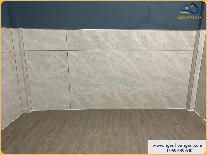 Ốp Tường Lamri Bằng PVC Giả Đá Cho Nhà Ở Chống Trầy Xước